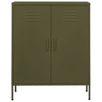 Armadietto Verde Oliva 80x35x101,5 cm in Acciaio