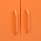 Armadietto Arancione 80x35x101,5 cm in Acciaio