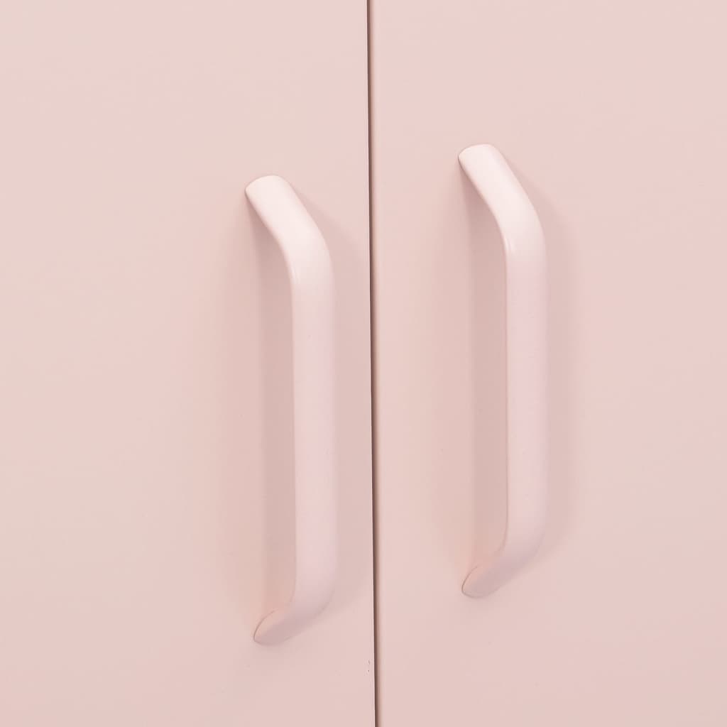 Armadietto Rosa 80x35x101,5 cm in Acciaio