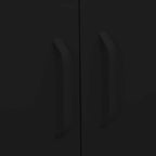 Armadietto Nero 80x35x101,5 cm in Acciaio