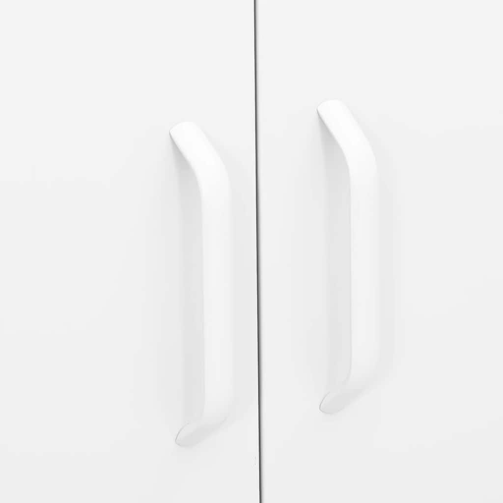 Armadietto Bianco 80x35x101,5 cm in Acciaio