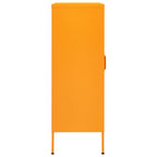 Armadio portaoggetti Giallo Senape 80x35x101,5 cm Acciaio