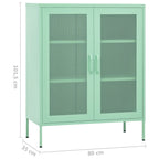 Armadietto Menta 80x35x101,5 cm in Acciaio