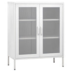 Armadietto Bianco 80x35x101,5 cm in Acciaio
