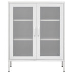 Armadietto Bianco 80x35x101,5 cm in Acciaio