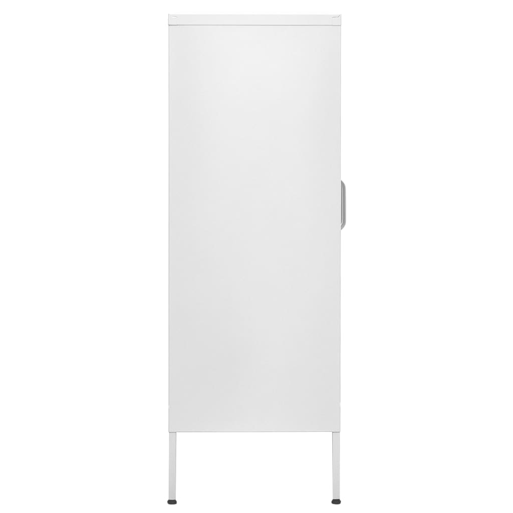 Armadietto Bianco 80x35x101,5 cm in Acciaio