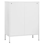 Armadietto Bianco 80x35x101,5 cm in Acciaio