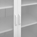 Armadietto Bianco 80x35x101,5 cm in Acciaio