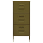 Armadietto Verde Oliva 42,5x35x101,5 cm in Acciaio