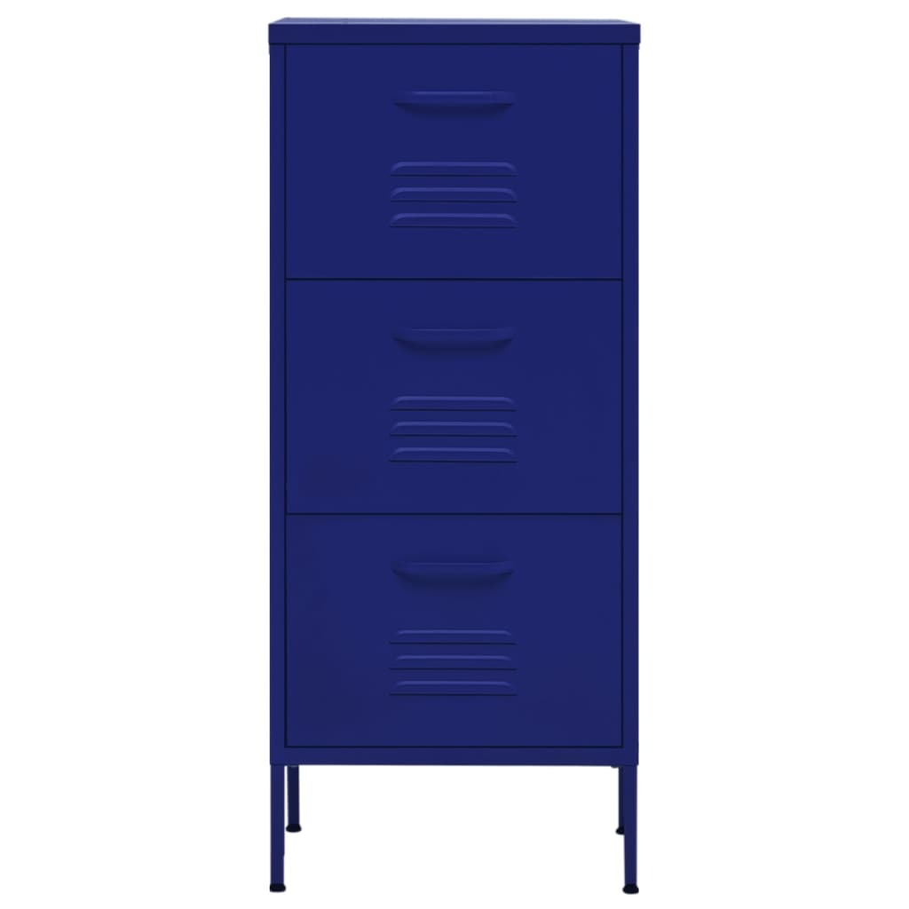 Armadietto Blu Marino 42,5x35x101,5 cm in Acciaio