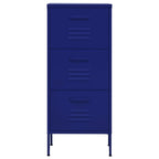 Armadietto Blu Marino 42,5x35x101,5 cm in Acciaio