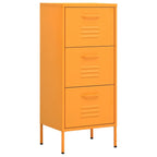 Armadietto Giallo Senape 42,5x35x101,5 cm in Acciaio