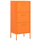 Armadietto Arancione 42,5x35x101,5 cm in Acciaio