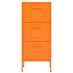 Armadietto Arancione 42,5x35x101,5 cm in Acciaio