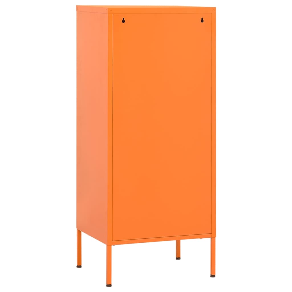 Armadietto Arancione 42,5x35x101,5 cm in Acciaio