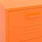 Armadietto Arancione 42,5x35x101,5 cm in Acciaio