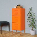 Armadietto Arancione 42,5x35x101,5 cm in Acciaio