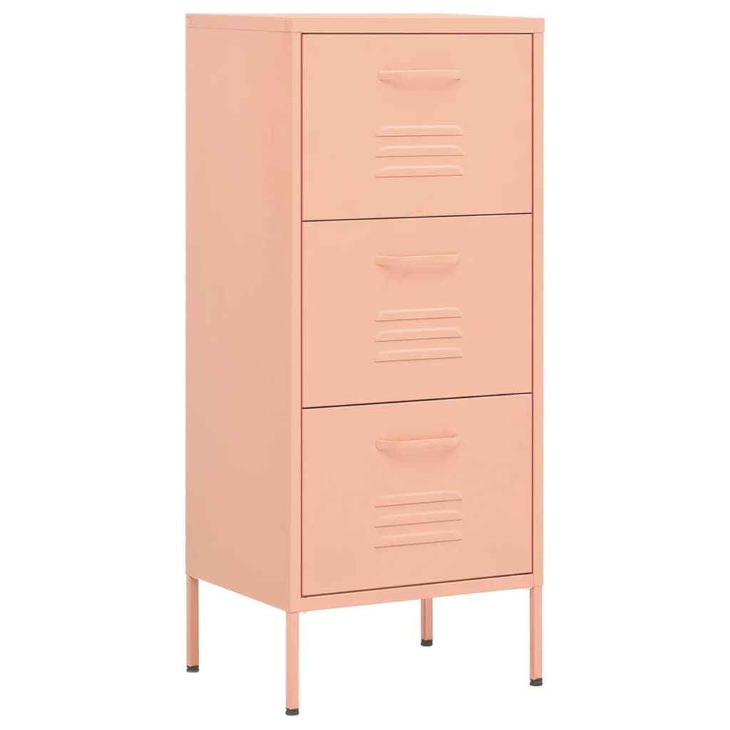Armadietto Rosa 42,5x35x101,5 cm in Acciaio