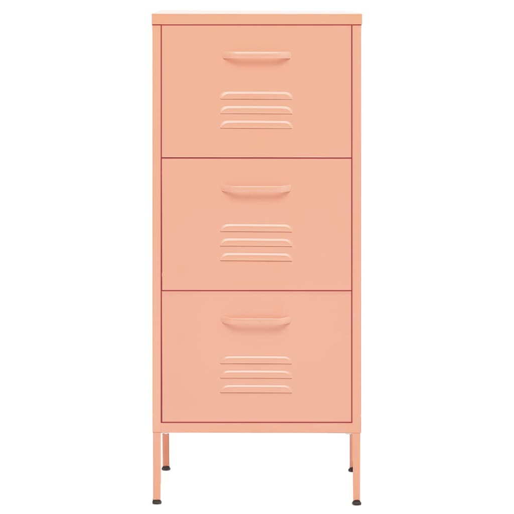 Armadietto Rosa 42,5x35x101,5 cm in Acciaio