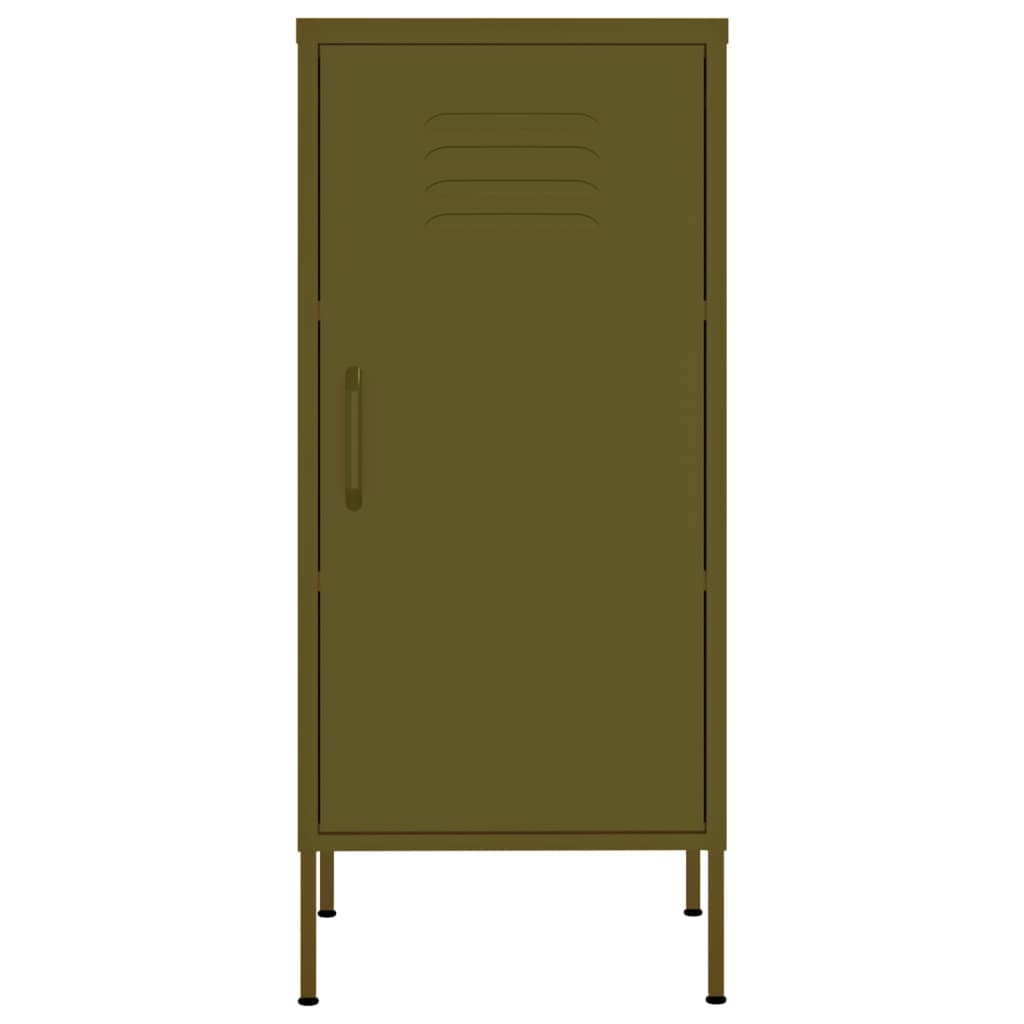 Armadietto Verde Oliva 42,5x35x101,5 cm in Acciaio