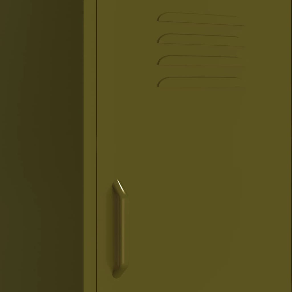 Armadietto Verde Oliva 42,5x35x101,5 cm in Acciaio