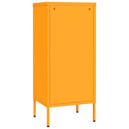 Armadietto Giallo Senape 42,5x35x101,5 cm in Acciaio