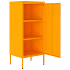Armadietto Giallo Senape 42,5x35x101,5 cm in Acciaio