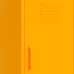 Armadietto Giallo Senape 42,5x35x101,5 cm in Acciaio