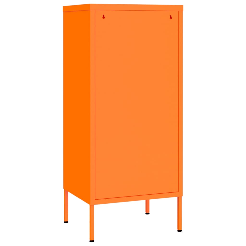 Armadietto Arancione 42,5x35x101,5 cm in Acciaio