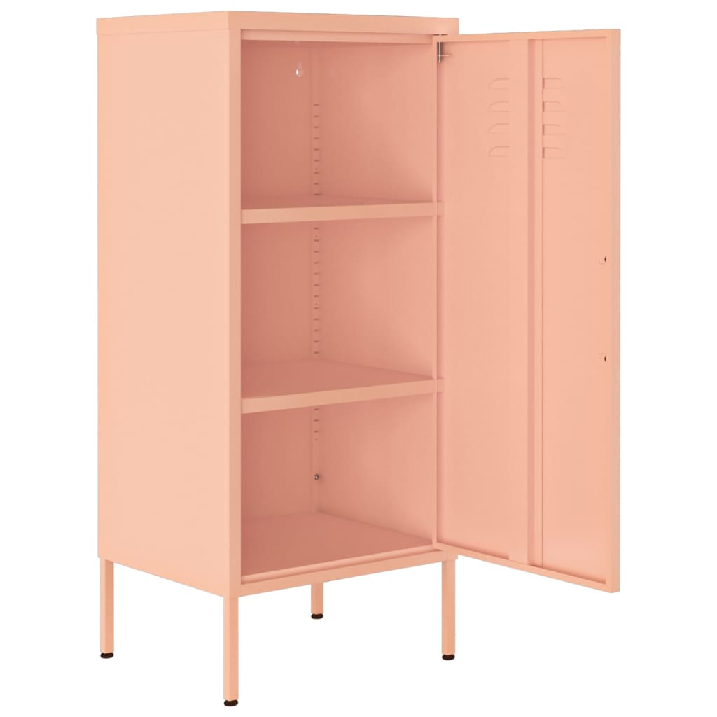 Armadietto Rosa 42,5x35x101,5 cm in Acciaio