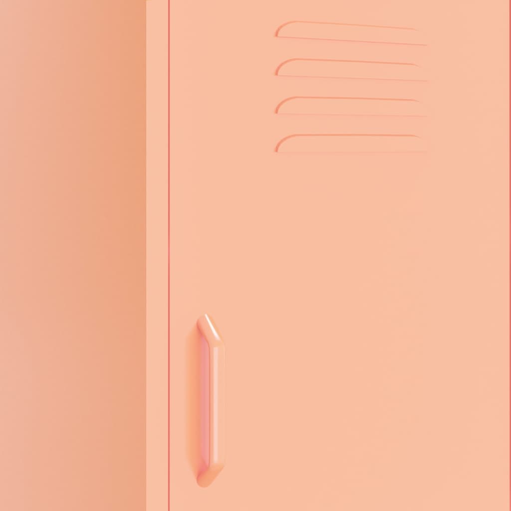 Armadietto Rosa 42,5x35x101,5 cm in Acciaio