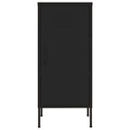 Armadietto Nero 42,5x35x101,5 cm in Acciaio