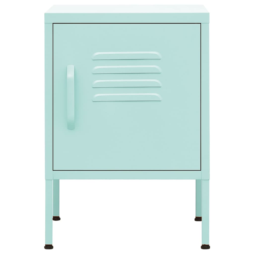 Comodino Menta 35x35x51 cm in Acciaio