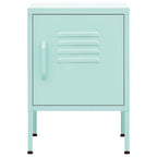 Comodino Menta 35x35x51 cm in Acciaio