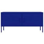 Mobile TV Blu Marino 105x35x50 cm in Acciaio