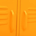 Mobile TV Giallo Senape 105x35x50 cm in Acciaio