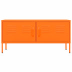 Mobile TV Arancione 105x35x50 cm in Acciaio