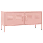 Mobile TV Rosa 105x35x50 cm in Acciaio