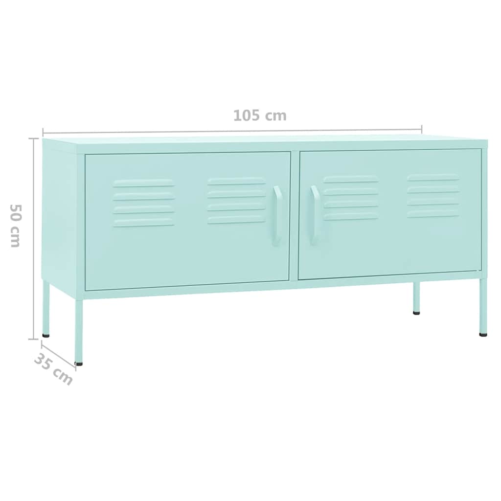 Mobile TV Menta 105x35x50 cm in Acciaio
