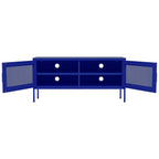 Mobile TV Blu Marino 105x35x50 cm in Acciaio