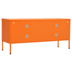 Mobile TV Arancione 105x35x50 cm in Acciaio