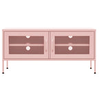 Mobile TV Rosa 105x35x50 cm in Acciaio