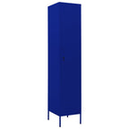 Armadio Blu Marino 35x46x180 cm in Acciaio