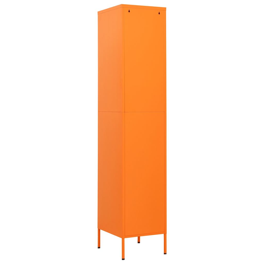 Armadio Arancione 35x46x180 cm in Acciaio