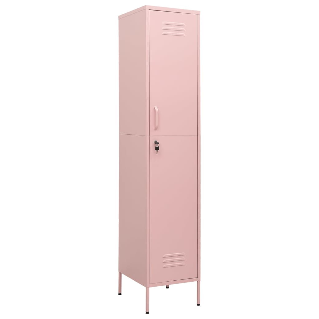 Armadio Rosa 35x46x180 cm in Acciaio