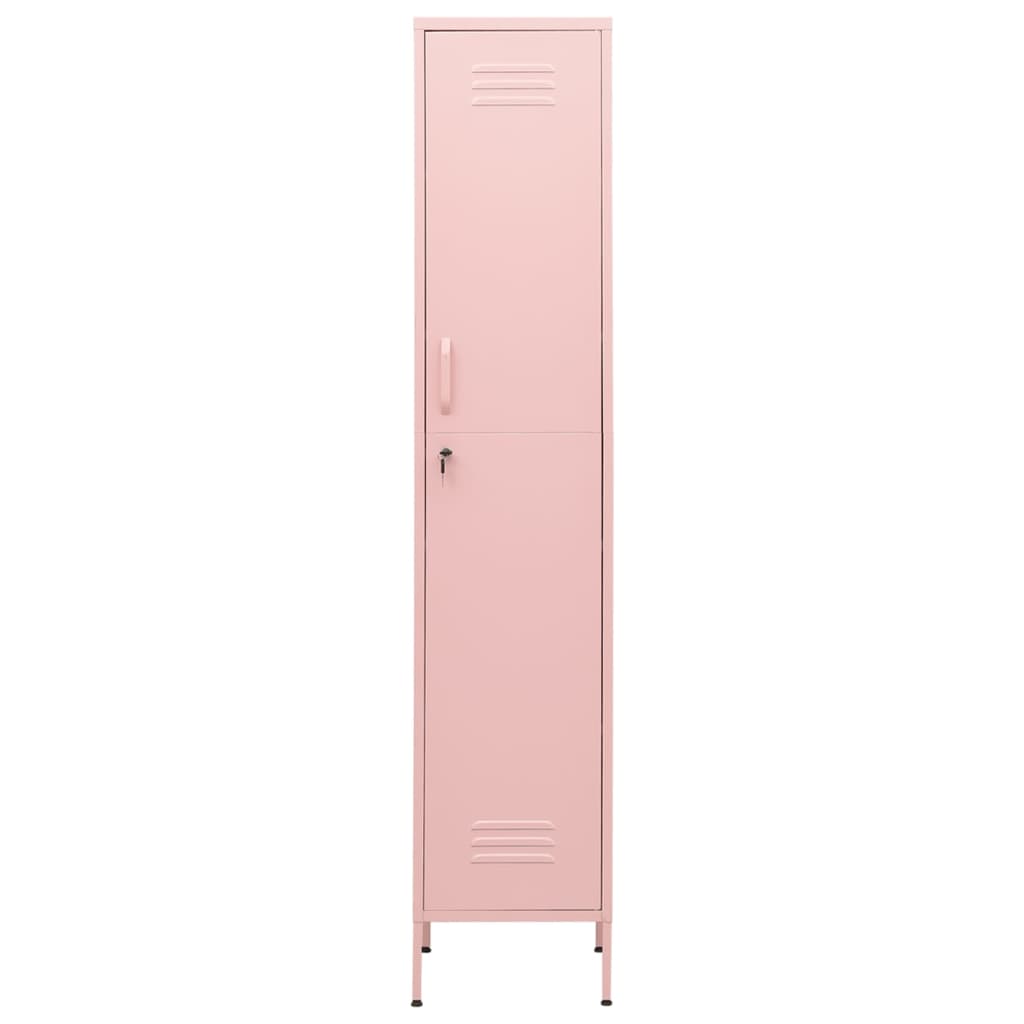 Armadio Rosa 35x46x180 cm in Acciaio