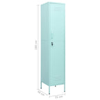 Armadio Menta 35x46x180 cm in Acciaio