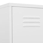 Armadio Bianco 35x46x180 cm in Acciaio