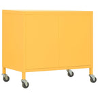 Armadietto Giallo Senape 60x35x56 cm in Acciaio