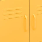 Armadietto Giallo Senape 60x35x56 cm in Acciaio